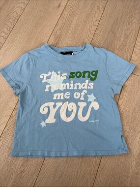 LONELY GHOST Light Blue "This Song Reminds Me of You" Tee